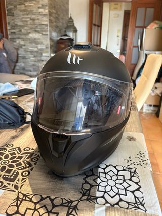 Casco Moto MT Helmets Targo Shell Negro Mate
