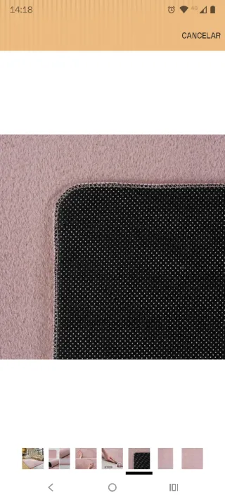 Alfombra pelito rosa 2.40 x 3.40, está sin abrir