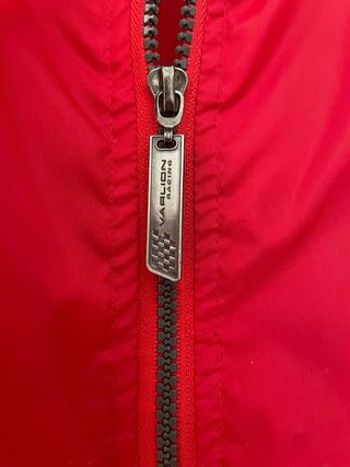 Chaqueta Varlion Racing Estilo Varsity Roja L
