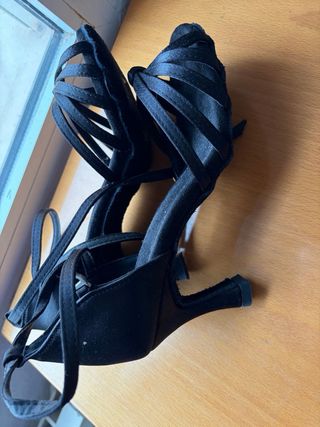 Tacones de baile negros talla 36