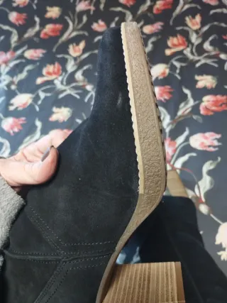 Botas de piel negras talla 41