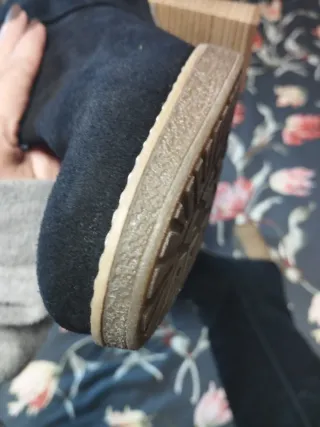 Botas de piel negras talla 41