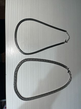 Confezione da 2 collane Lotus in argento con scatola