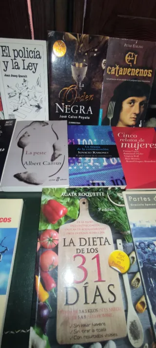 Libros diversos , novelas