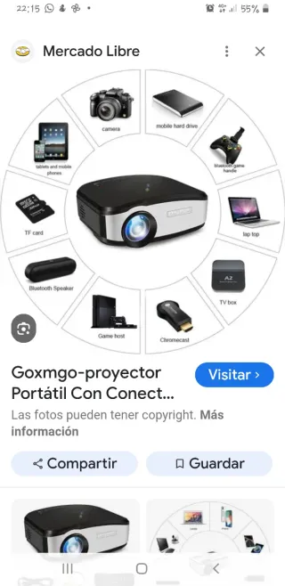 OFERTA. Mini proyector LED C6. NUEVO