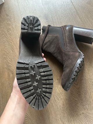 Botas Massimo Dutti Talla 37 Cuero Marrón