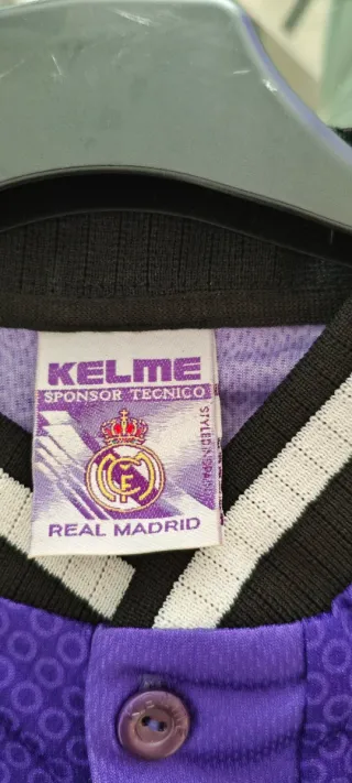 Camiseta Real Madrid 96/97 Kelme Morada