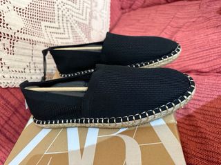 Alpargatas Zara Negras Talla 41 Nuevas