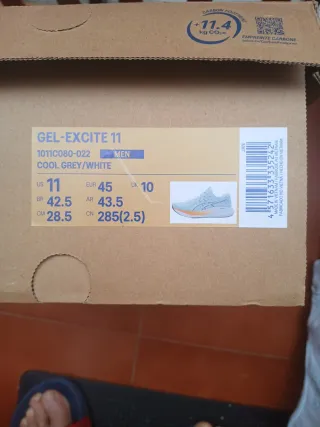 Zapatillas Asics GEL-Excite 11 Talla 45