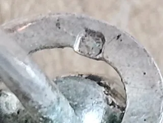 Pendientes Plata Marcasitas Esmalte Azul Antiguos