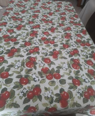 Tovaglia con 6 tovaglioli in cotone