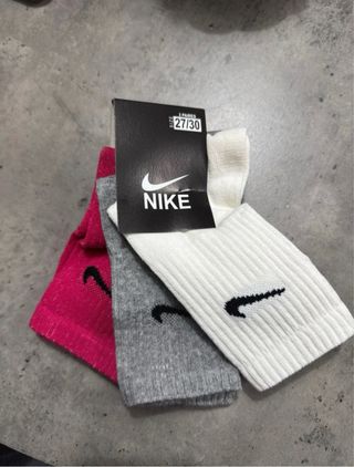 Calcetines Nike 3 pares por 4€ talla 27/30