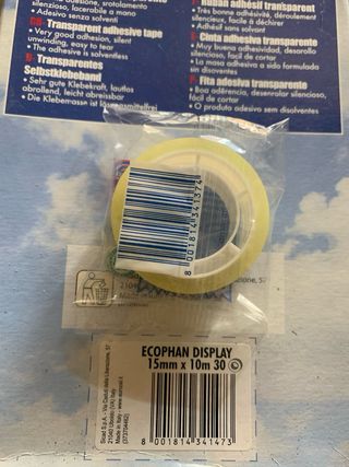 Nastro adesivo trasparente ECOPHAN 15x10