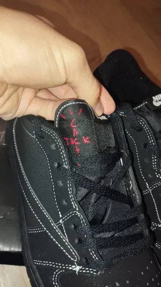 Air Jordan 1 Low Phantom Travis Scott Negro