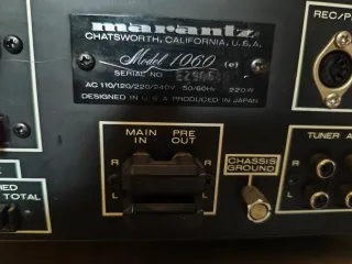 Amplificador Marantz Model 1060 Plata