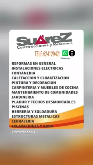 Se realiza todo tipo de reformas