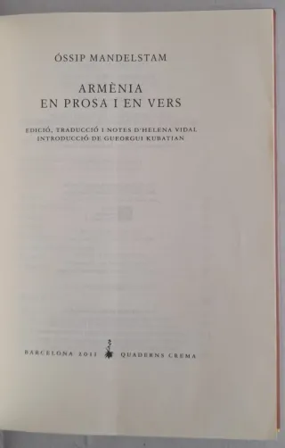 Armènia en prosa i vers