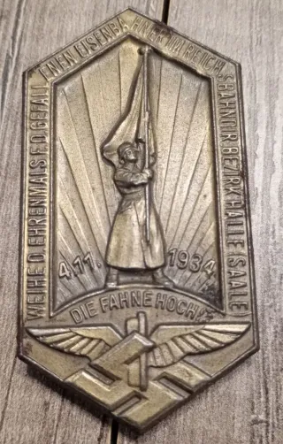Militaria Pin III Reich Wehrmacht 1934 Halle Saale