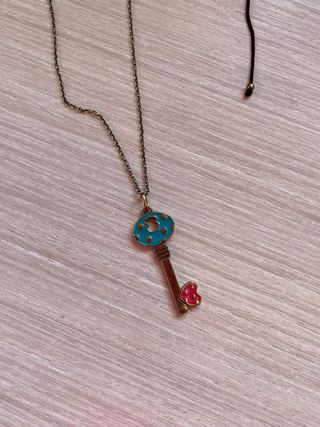 Collar Tous Llave Vermeil Corazón