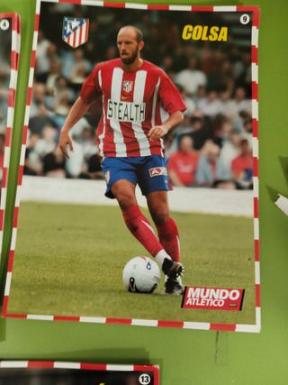 7 Láminas Fútbol Atlético de Madrid