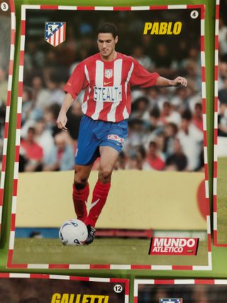 7 Láminas Fútbol Atlético de Madrid