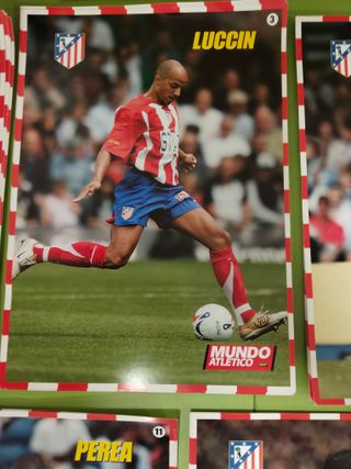 7 Láminas Fútbol Atlético de Madrid