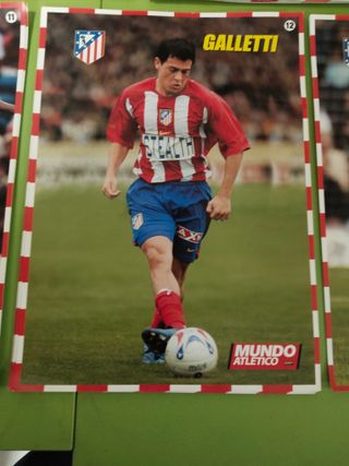 7 Láminas Fútbol Atlético de Madrid