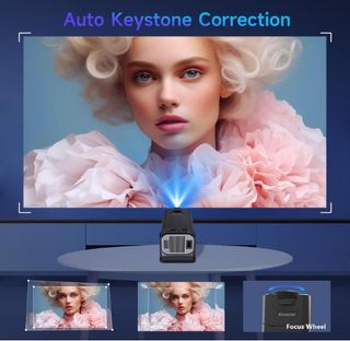 Proyector Video Giratorio Keystone Android 4K 1080
