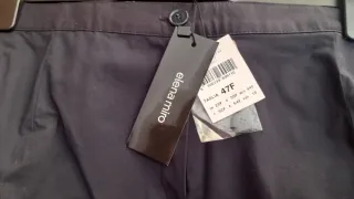 Pantalón recto azul oscuro Elena Miro