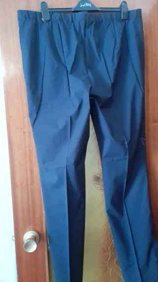 Pantalón recto azul oscuro Elena Miro