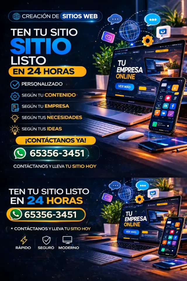 Creación de Sitios Web Profesionales