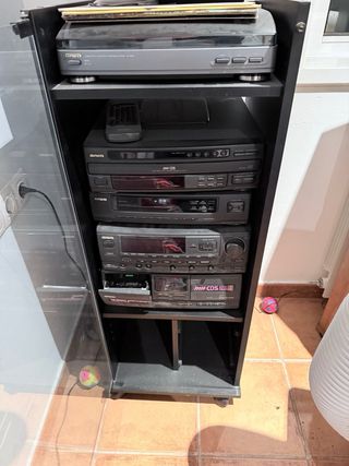 Cadena Hi-Fi Aiwa Vintage Tocadiscos Años 90
