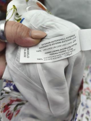 Traje falda y chaqueta estampado floral