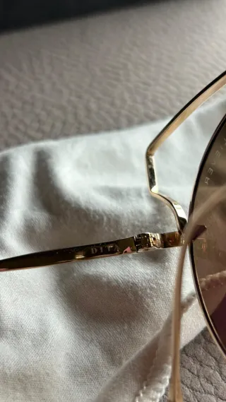 Gafas Dita Marrón y Dorado