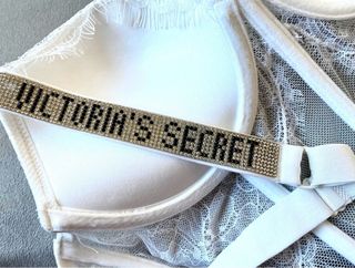 Corset Victoria's Secret Blanco Encaje