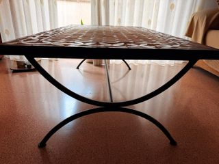 Mesas bajas de comedor hierro y metal