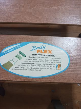 Somier Body Flex Usado 90x200.