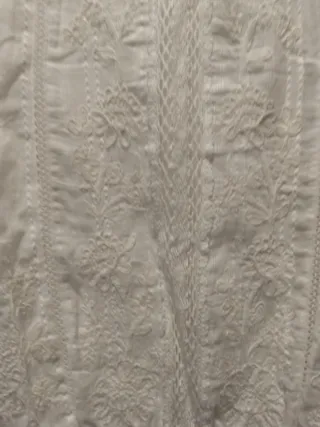 Blusa Algodón Blanca Bordada