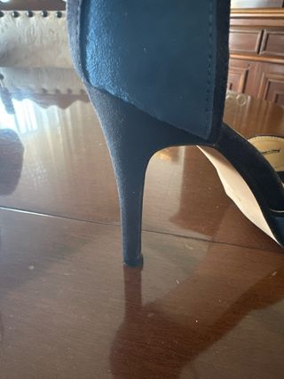 Sandali con cinturino blu e verde acqua