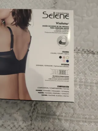 Sujetador negro con encaje