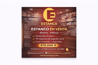 Traspaso de estanco en Madrid- Vallecas