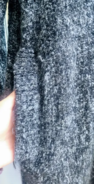 Rebecón Vintage Mohair Gris Piel 80s/90s