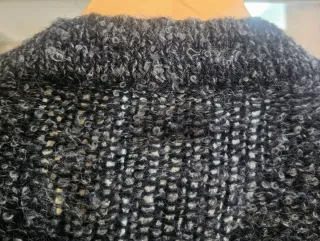 Rebecón Vintage Mohair Gris Piel 80s/90s