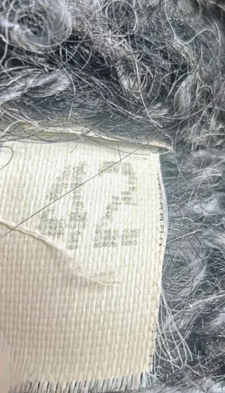 Rebecón Vintage Mohair Gris Piel 80s/90s