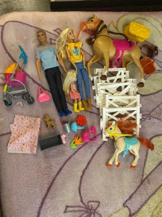 Juego de muñecas: Cochecito, trona y cambiador