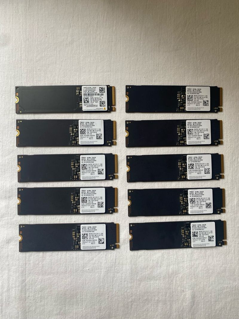 10x SSD NVMe 256GB PCIe Gen4 Samsung NUEVOS afbeelding 2