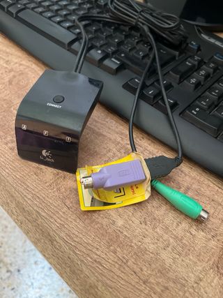 Teclado y ratón inalámbrico Logitech Negro