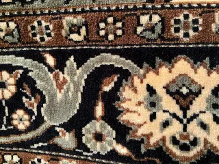 Tappeto beige e marrone 135x194 cm