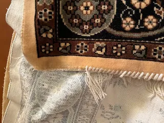 Tappeto beige e marrone 135x194 cm