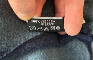 Sciarpa/Stola Marta Marzotto Grande Blu e Oro